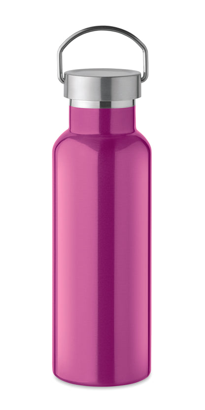 Doppelwandige Isolierflasche aus recyceltem Edelstahl (90 % recycelter Edelstahl und 10 %