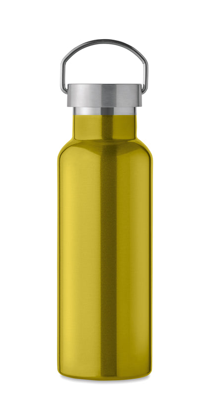 Doppelwandige Isolierflasche aus recyceltem Edelstahl (90 % recycelter Edelstahl und 10 %