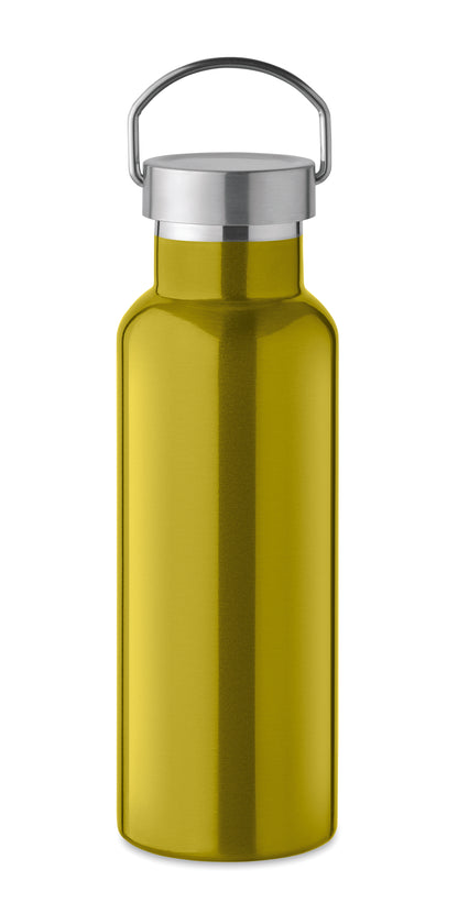 Doppelwandige Isolierflasche aus recyceltem Edelstahl (90 % recycelter Edelstahl und 10 %