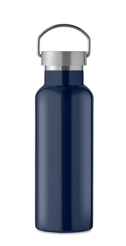 Doppelwandige Isolierflasche aus recyceltem Edelstahl (90 % recycelter Edelstahl und 10 %