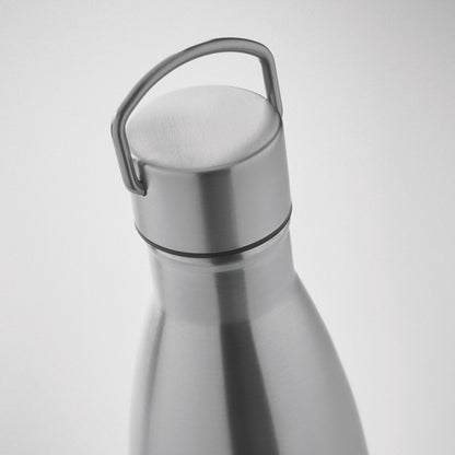 Doppelwandige Isolierflasche aus recyceltem Edelstahl (90 % recycelter Edelstahl und 10 %