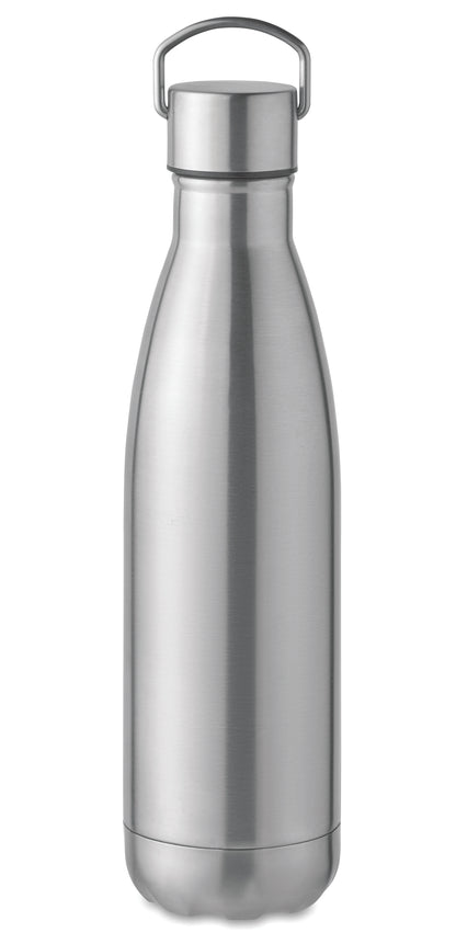 Doppelwandige Isolierflasche aus recyceltem Edelstahl (90 % recycelter Edelstahl und 10 %