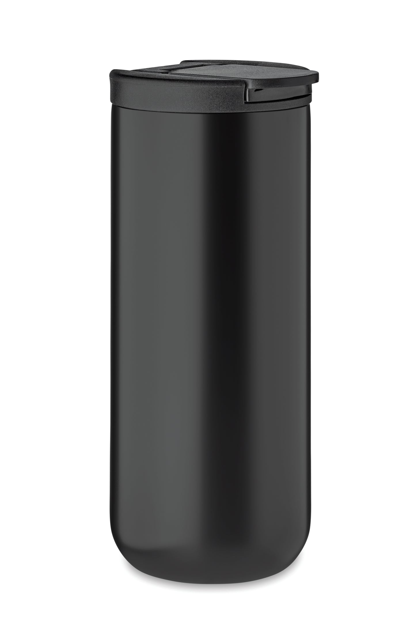 Doppelwandiger Isolierbecher aus Edelstahl. Füllmenge: 330 ml. Auslaufsicher.