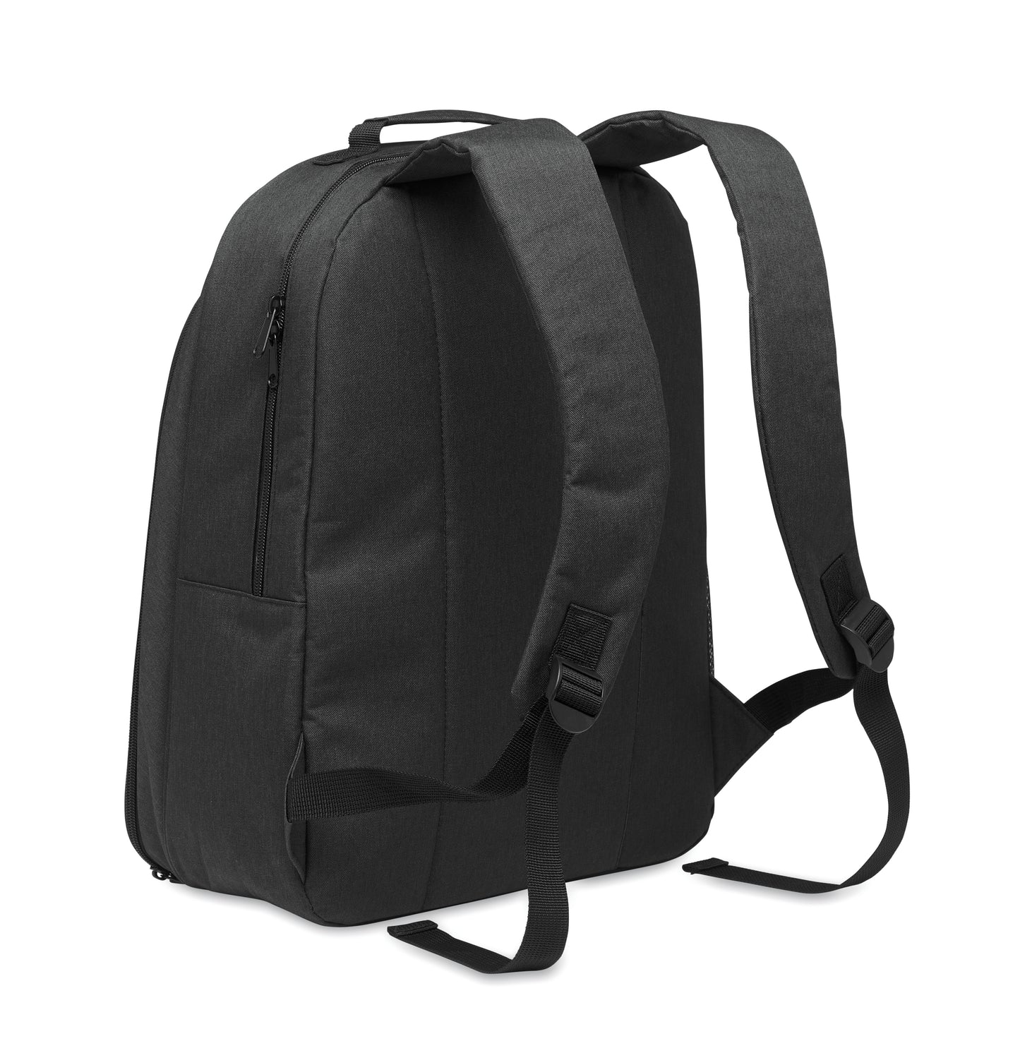 300D RPET Rucksack. 15'''' Laptopfach und großes Kühlfach. Fronttasche mit Reißverschluss und
