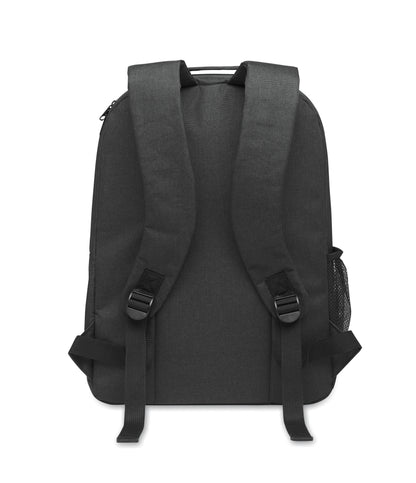 300D RPET Rucksack. 15'''' Laptopfach und großes Kühlfach. Fronttasche mit Reißverschluss und