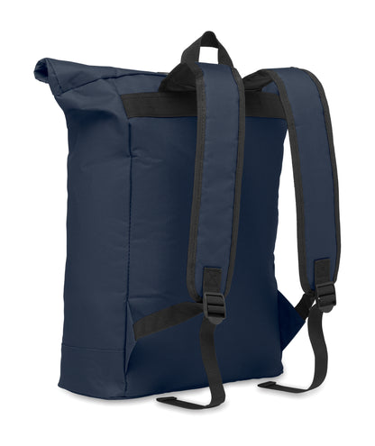 15'''' Rolltop-Rucksack mit Laptopfach aus 600D-Polyester. Gepolsterter Rücken und verstärkter Boden. Fronttasche