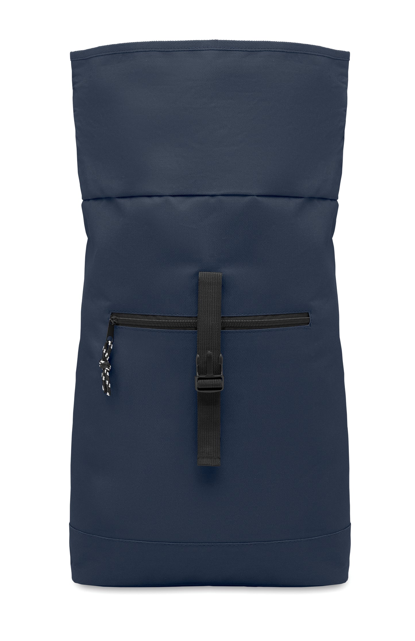 15'''' Rolltop-Rucksack mit Laptopfach aus 600D-Polyester. Gepolsterter Rücken und verstärkter Boden. Fronttasche