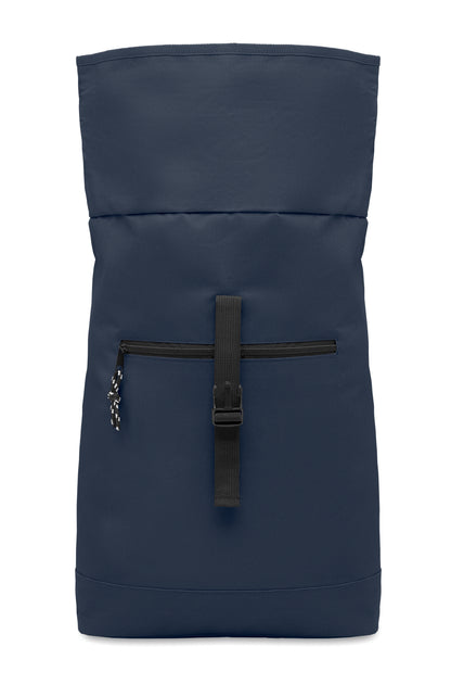 15'''' Rolltop-Rucksack mit Laptopfach aus 600D-Polyester. Gepolsterter Rücken und verstärkter Boden. Fronttasche