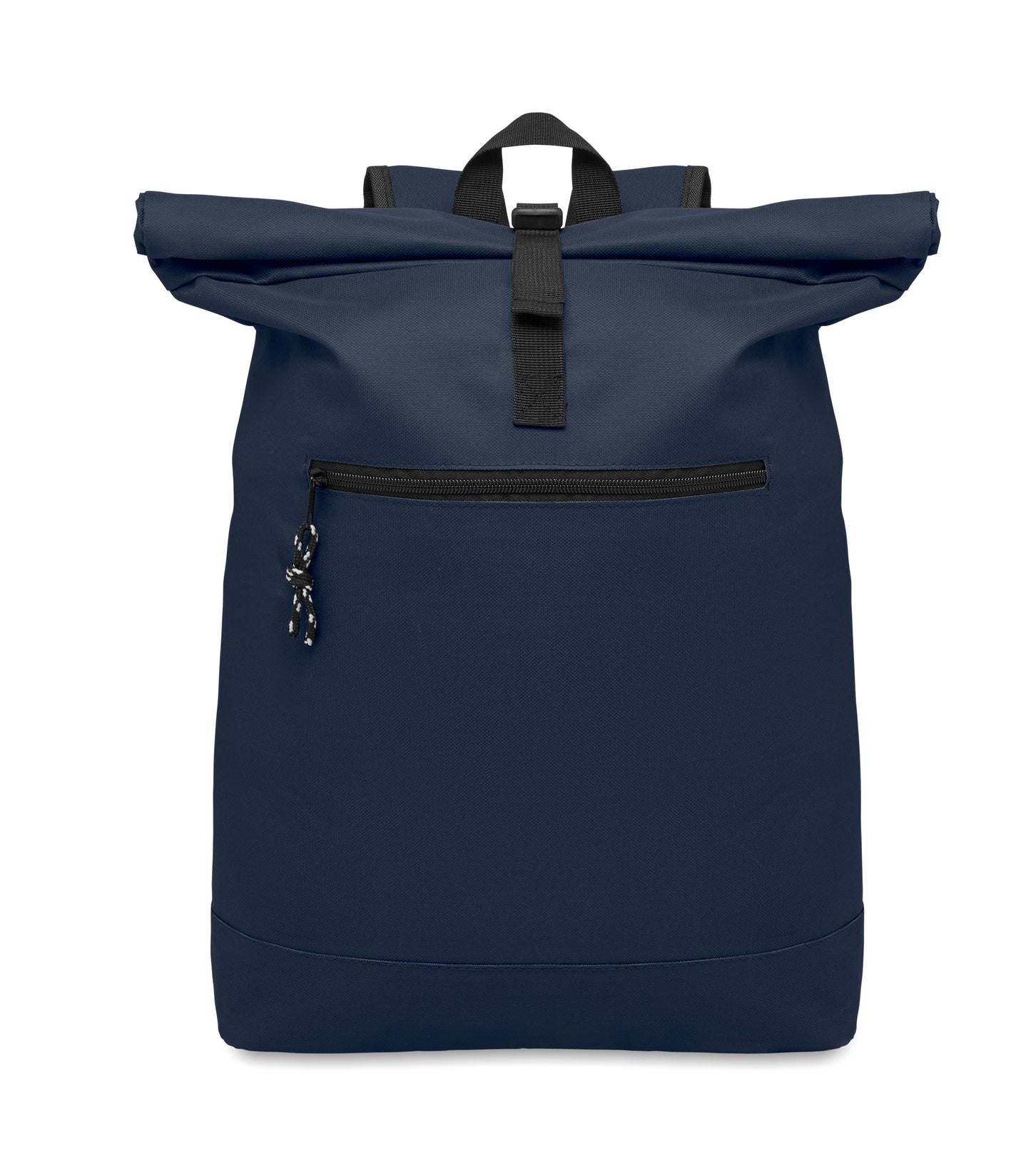 15'''' Rolltop-Rucksack mit Laptopfach aus 600D-Polyester. Gepolsterter Rücken und verstärkter Boden. Fronttasche