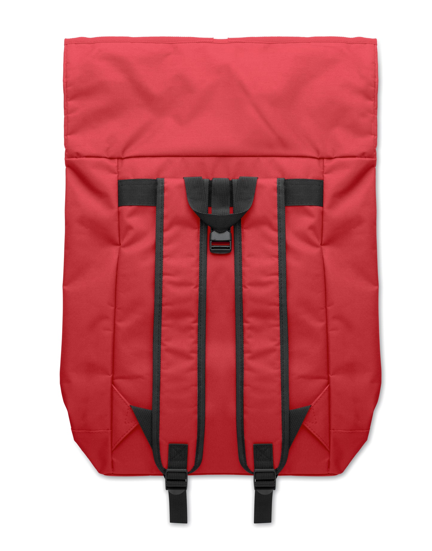 15'''' Rolltop-Rucksack mit Laptopfach aus 600D-Polyester. Gepolsterter Rücken und verstärkter Boden. Fronttasche