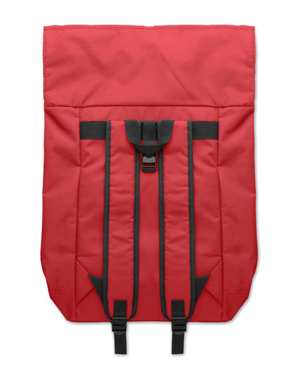 15'''' Rolltop-Rucksack mit Laptopfach aus 600D-Polyester. Gepolsterter Rücken und verstärkter Boden. Fronttasche