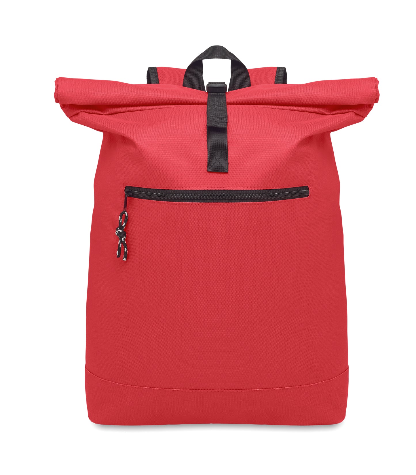 15'''' Rolltop-Rucksack mit Laptopfach aus 600D-Polyester. Gepolsterter Rücken und verstärkter Boden. Fronttasche