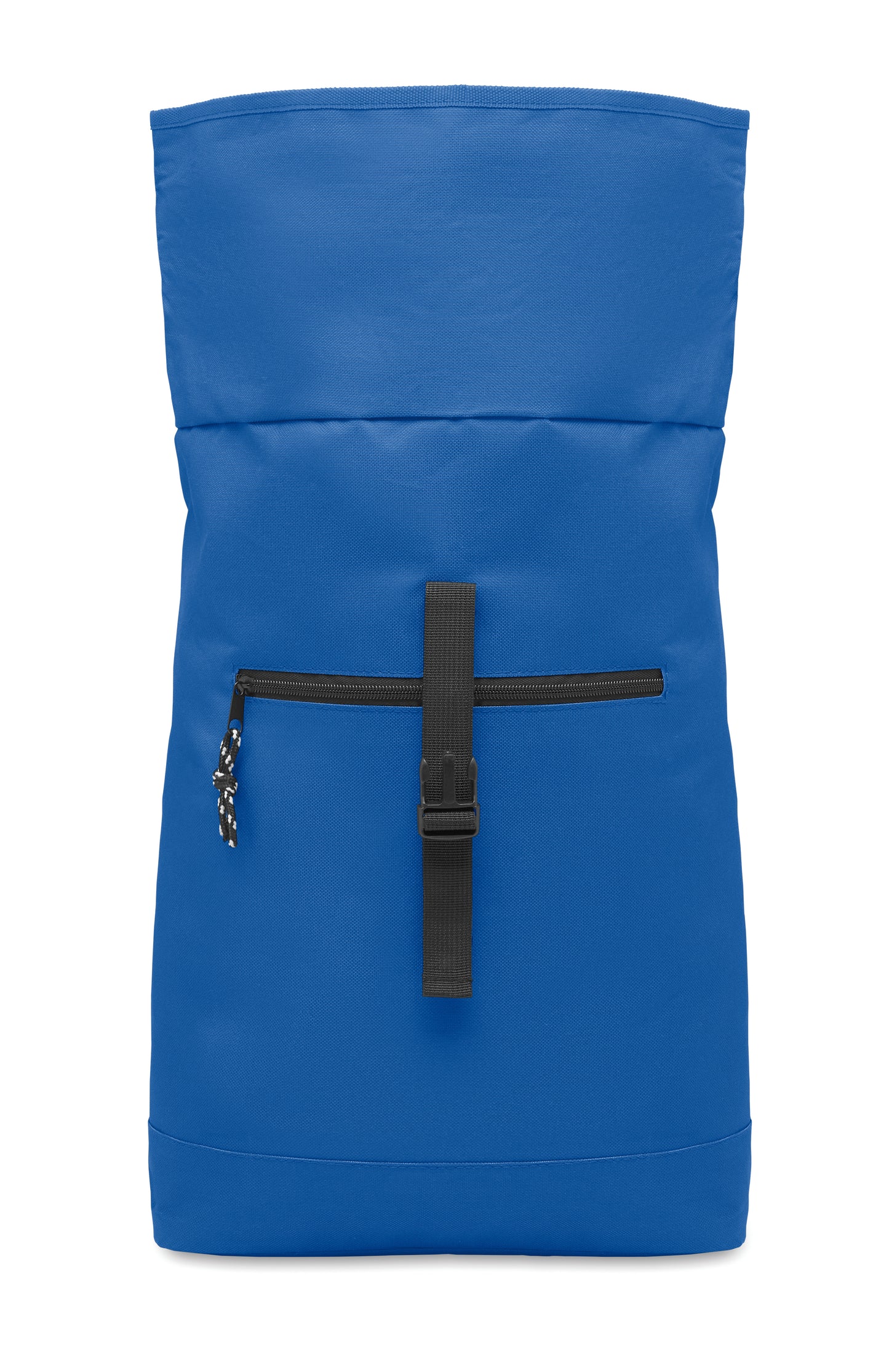 15'''' Rolltop-Rucksack mit Laptopfach aus 600D-Polyester. Gepolsterter Rücken und verstärkter Boden. Fronttasche