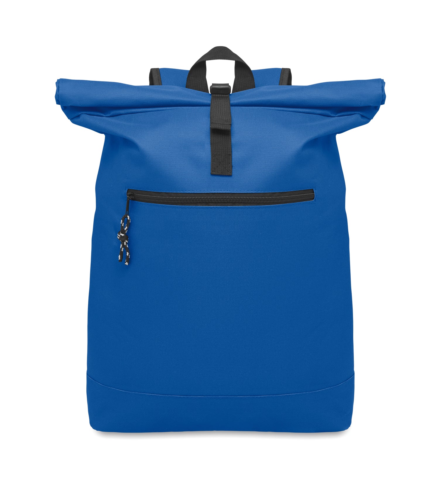 15'''' Rolltop-Rucksack mit Laptopfach aus 600D-Polyester. Gepolsterter Rücken und verstärkter Boden. Fronttasche