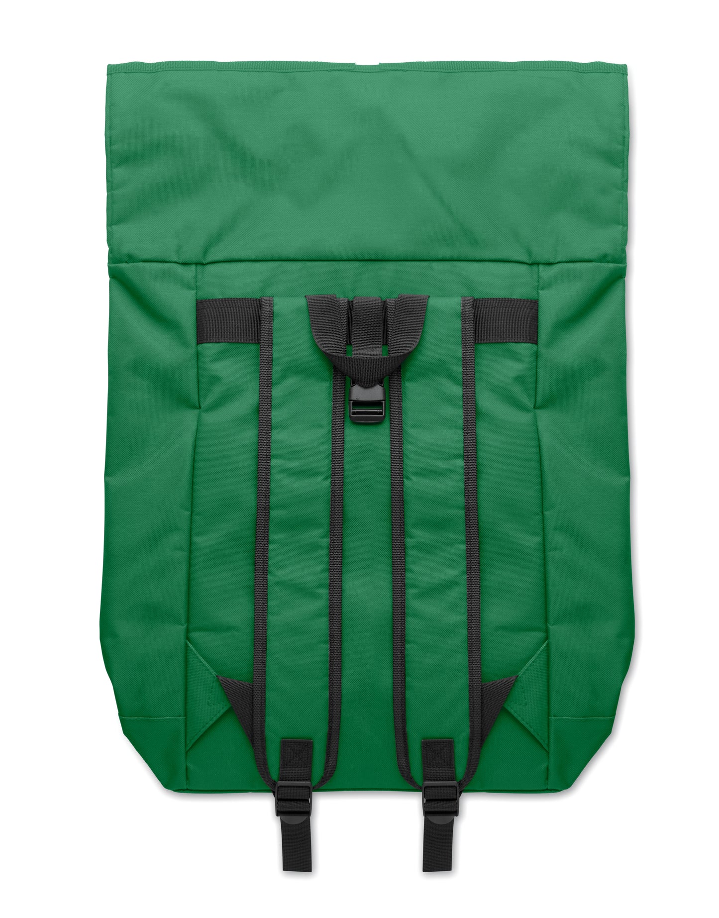 15'''' Rolltop-Rucksack mit Laptopfach aus 600D-Polyester. Gepolsterter Rücken und verstärkter Boden. Fronttasche