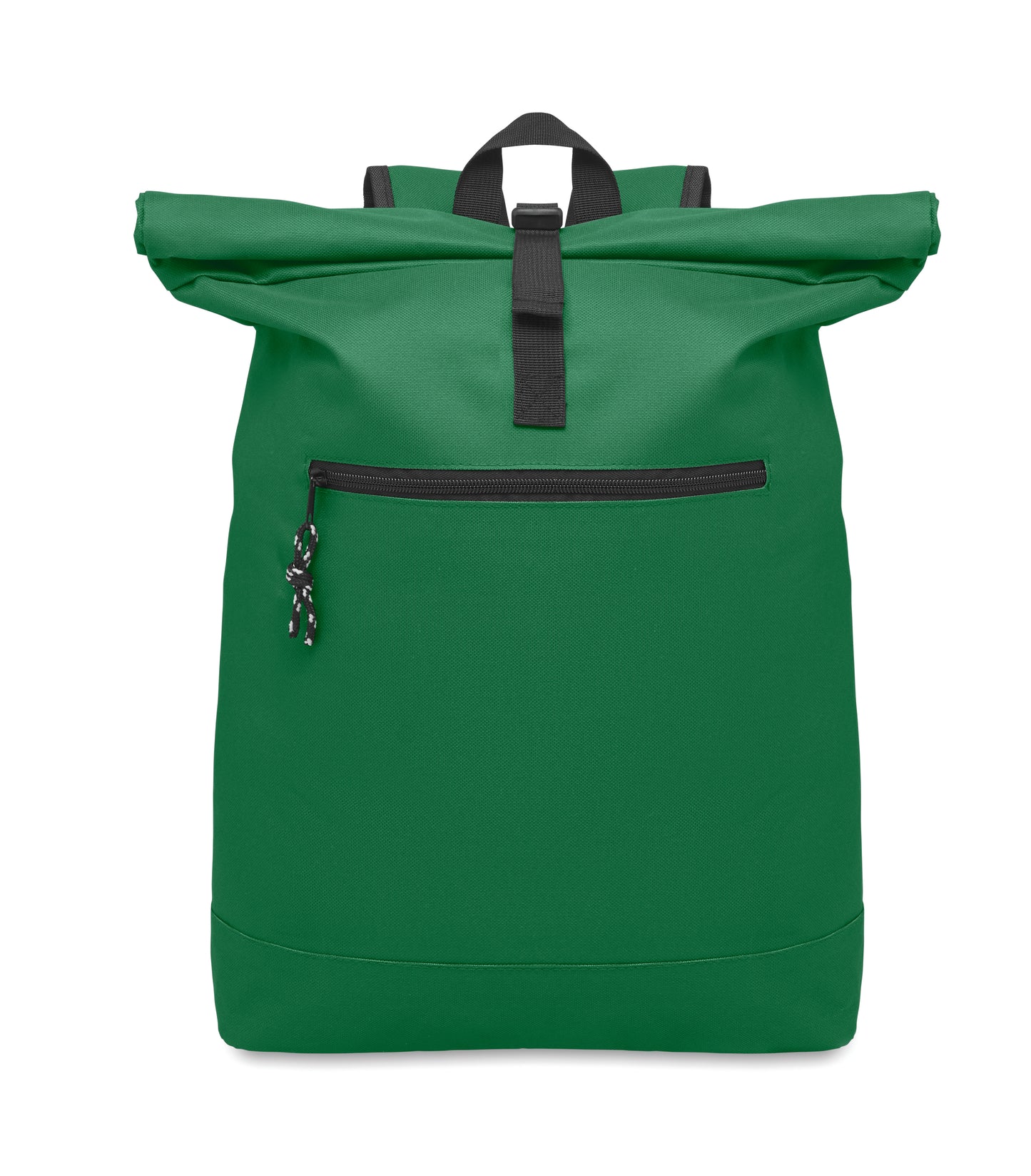 15'''' Rolltop-Rucksack mit Laptopfach aus 600D-Polyester. Gepolsterter Rücken und verstärkter Boden. Fronttasche