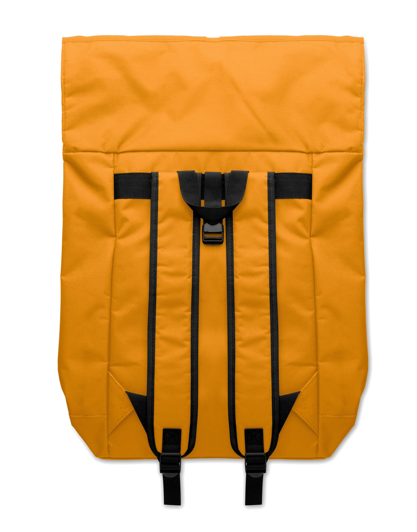 15'''' Rolltop-Rucksack mit Laptopfach aus 600D-Polyester. Gepolsterter Rücken und verstärkter Boden. Fronttasche