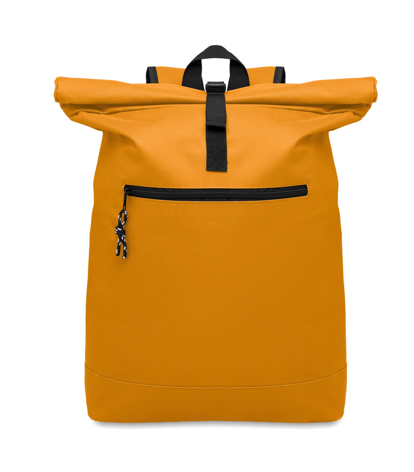 15'''' Rolltop-Rucksack mit Laptopfach aus 600D-Polyester. Gepolsterter Rücken und verstärkter Boden. Fronttasche