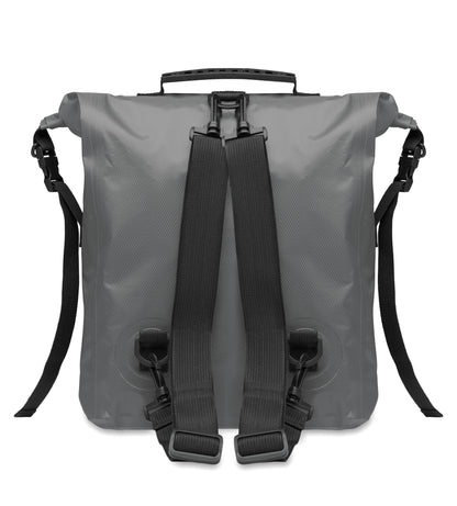 Wasserabweisender Rolltop-Rucksack aus RPET 210D Polyester. Volumen: 25 l.