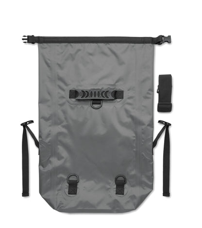 Wasserabweisender Rolltop-Rucksack aus RPET 210D Polyester. Volumen: 25 l.