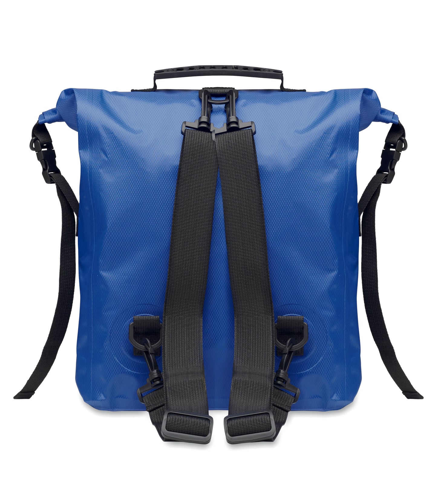 Wasserabweisender Rolltop-Rucksack aus RPET 210D Polyester. Volumen: 25 l.