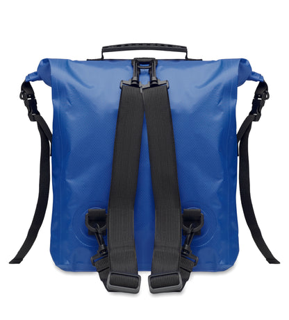 Wasserabweisender Rolltop-Rucksack aus RPET 210D Polyester. Volumen: 25 l.