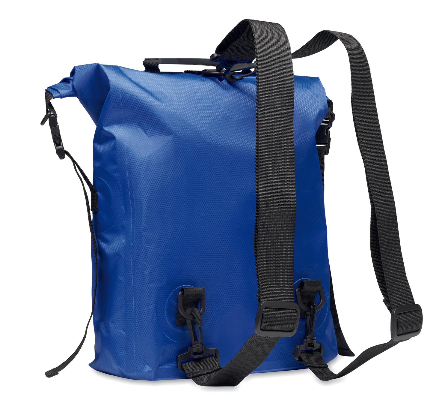 Wasserabweisender Rolltop-Rucksack aus RPET 210D Polyester. Volumen: 25 l.