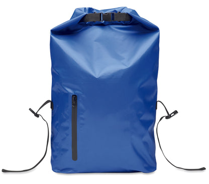 Wasserabweisender Rolltop-Rucksack aus RPET 210D Polyester. Volumen: 25 l.