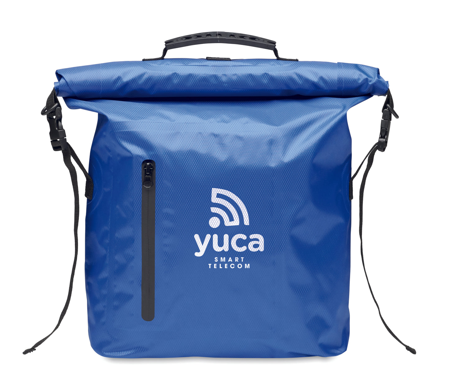 Wasserabweisender Rolltop-Rucksack aus RPET 210D Polyester. Volumen: 25 l.