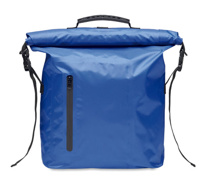Wasserabweisender Rolltop-Rucksack aus RPET 210D Polyester. Volumen: 25 l.