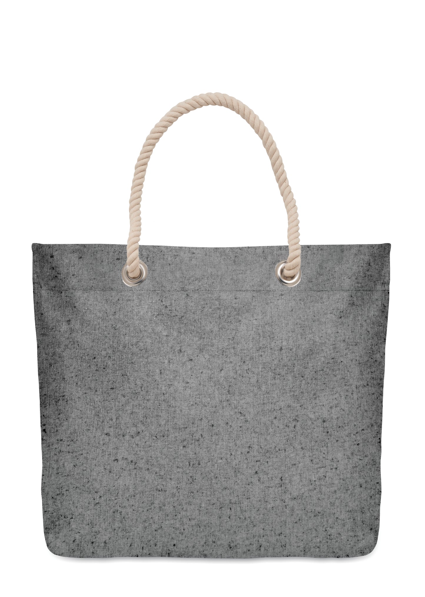 Strand- oder Einkaufstasche aus recycelter Baumwolle (80 % recycelte Baumwolle 20 %