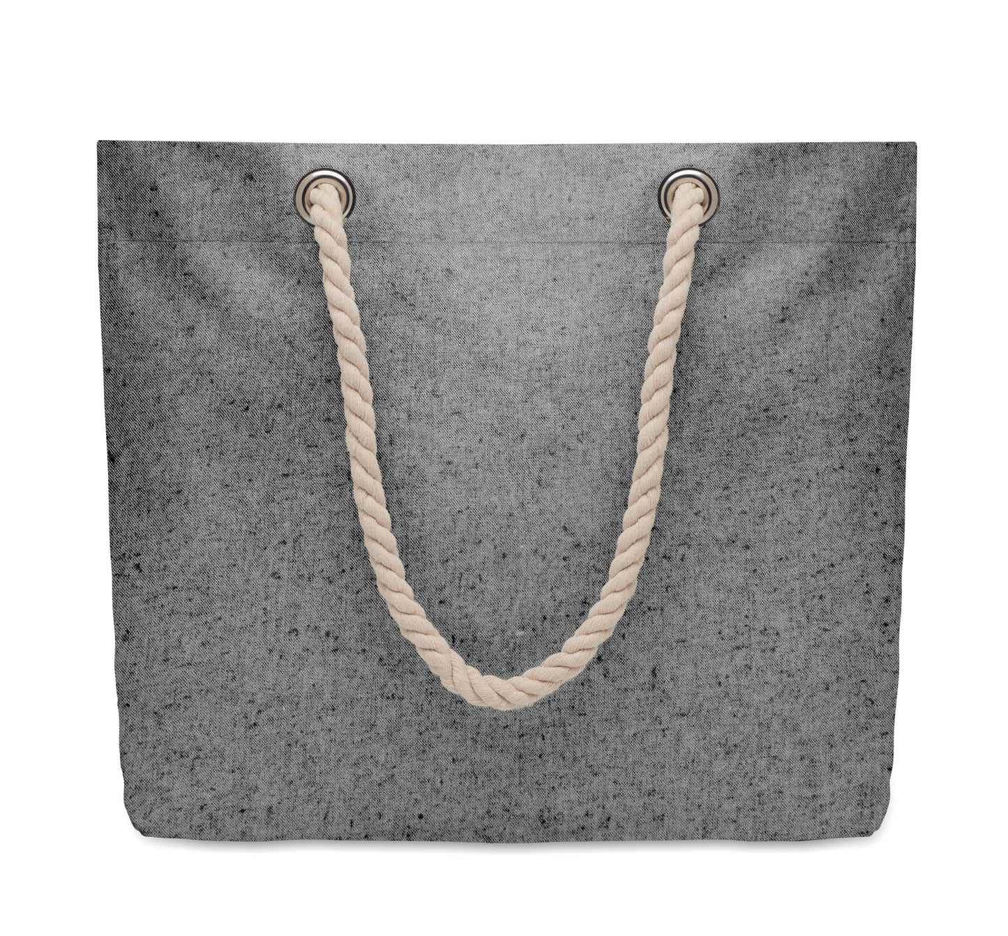 Strand- oder Einkaufstasche aus recycelter Baumwolle (80 % recycelte Baumwolle 20 %