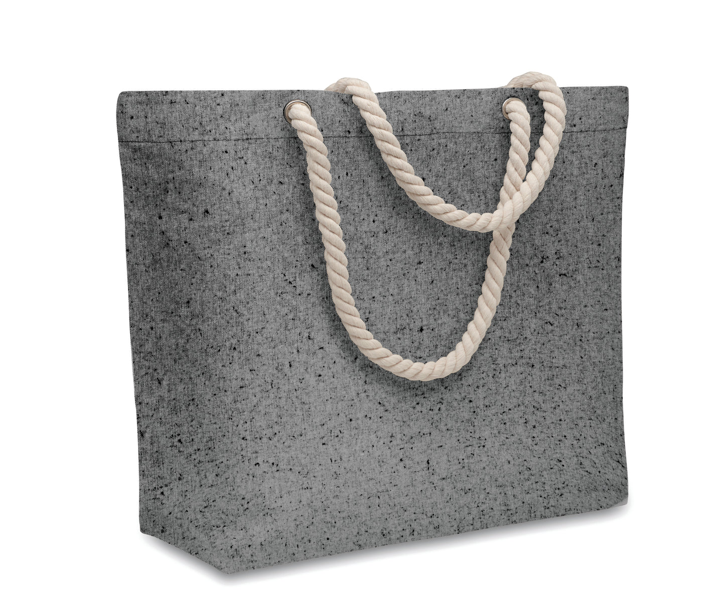 Strand- oder Einkaufstasche aus recycelter Baumwolle (80 % recycelte Baumwolle 20 %