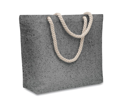Strand- oder Einkaufstasche aus recycelter Baumwolle (80 % recycelte Baumwolle 20 %