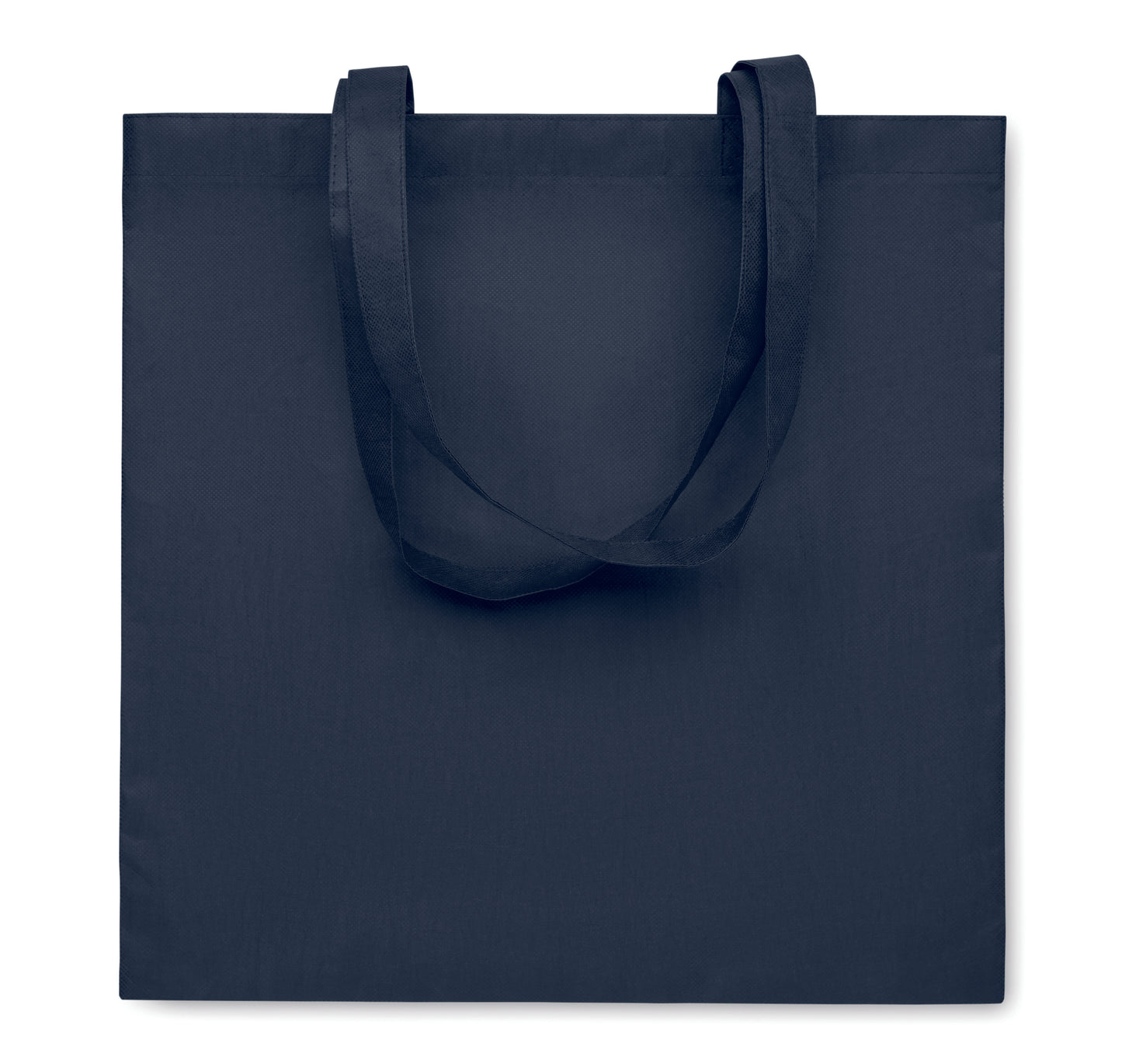 Einkaufs- oder Strandtasche aus RPET-Non Woven mit Seitenfalz und langen Tragegriffen. 80