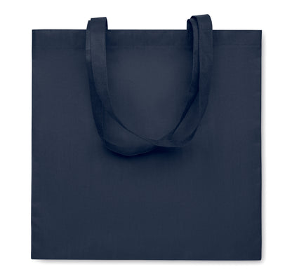 Einkaufs- oder Strandtasche aus RPET-Non Woven mit Seitenfalz und langen Tragegriffen. 80