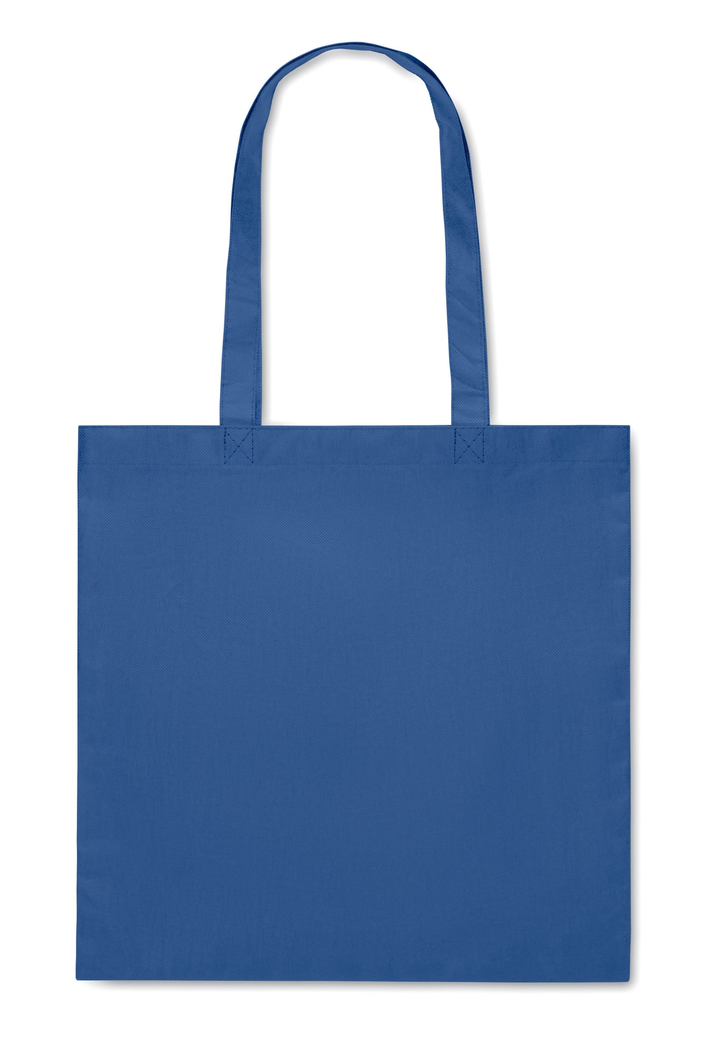 Einkaufs- oder Strandtasche aus RPET-Non Woven mit Seitenfalz und langen Tragegriffen. 80