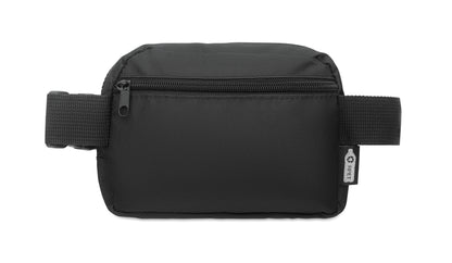Gürteltasche aus 300D RPET Polyester mit Futter aus 210D RPET.