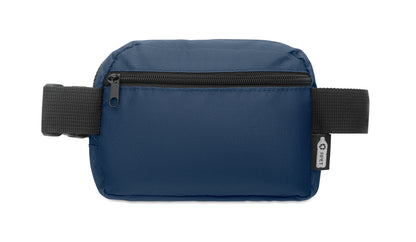 Gürteltasche aus 300D RPET Polyester mit Futter aus 210D RPET.