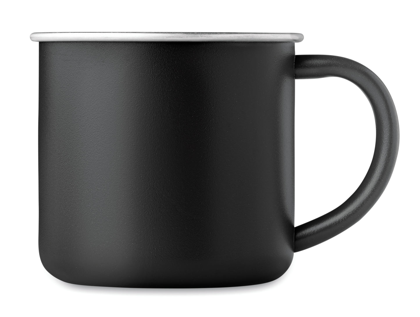 Einwandiger Becher aus recyceltem Edelstahl (90 % recycelter Edelstahl und 10 %