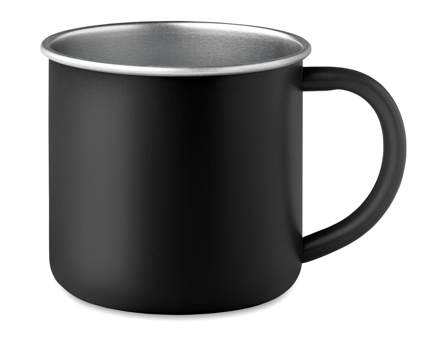 Einwandiger Becher aus recyceltem Edelstahl (90 % recycelter Edelstahl und 10 %