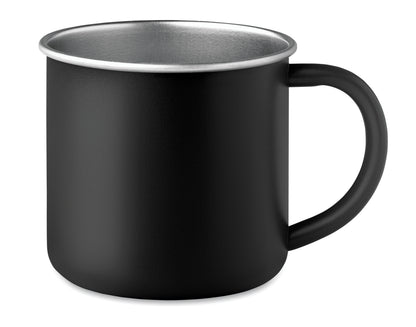 Einwandiger Becher aus recyceltem Edelstahl (90 % recycelter Edelstahl und 10 %