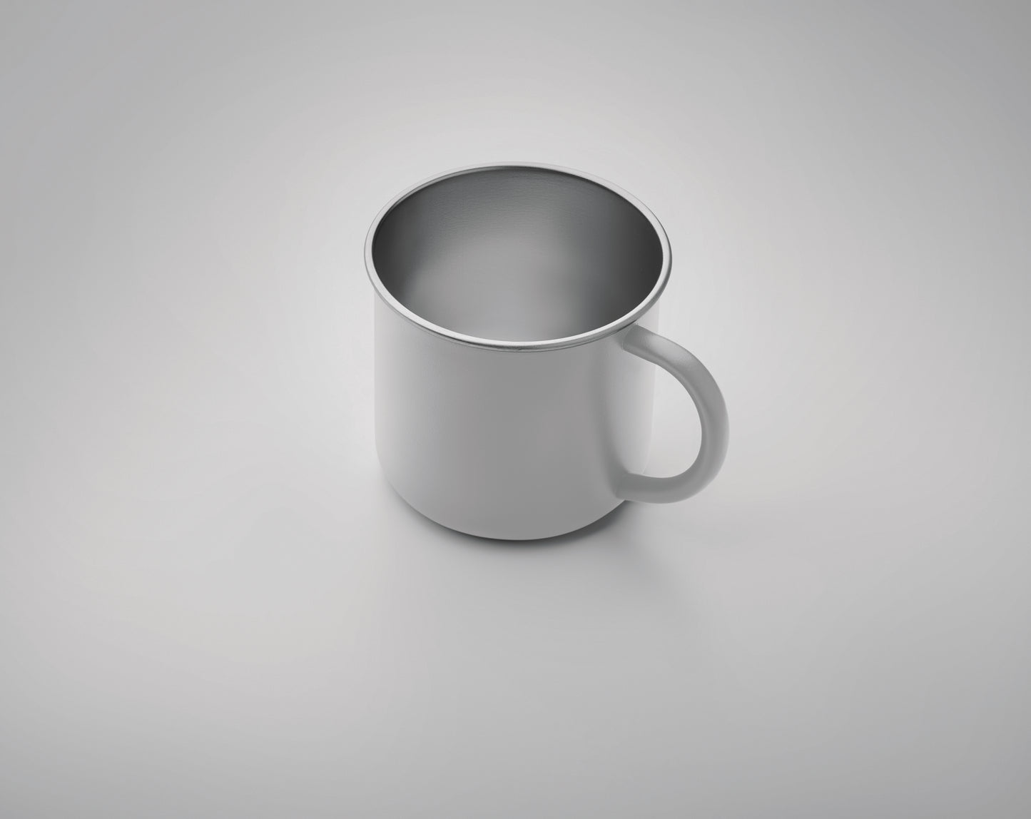 Einwandiger Becher aus recyceltem Edelstahl (90 % recycelter Edelstahl und 10 %