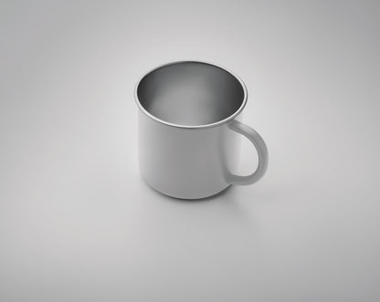 Einwandiger Becher aus recyceltem Edelstahl (90 % recycelter Edelstahl und 10 %
