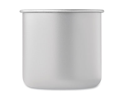 Einwandiger Becher aus recyceltem Edelstahl (90 % recycelter Edelstahl und 10 %