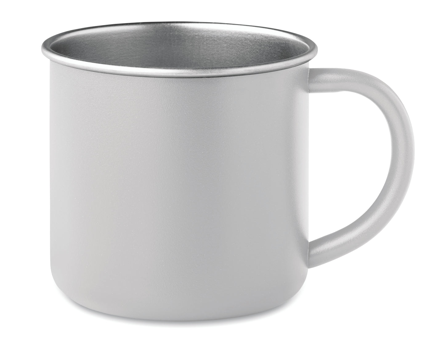 Einwandiger Becher aus recyceltem Edelstahl (90 % recycelter Edelstahl und 10 %