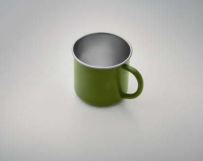 Einwandiger Becher aus recyceltem Edelstahl (90 % recycelter Edelstahl und 10 %