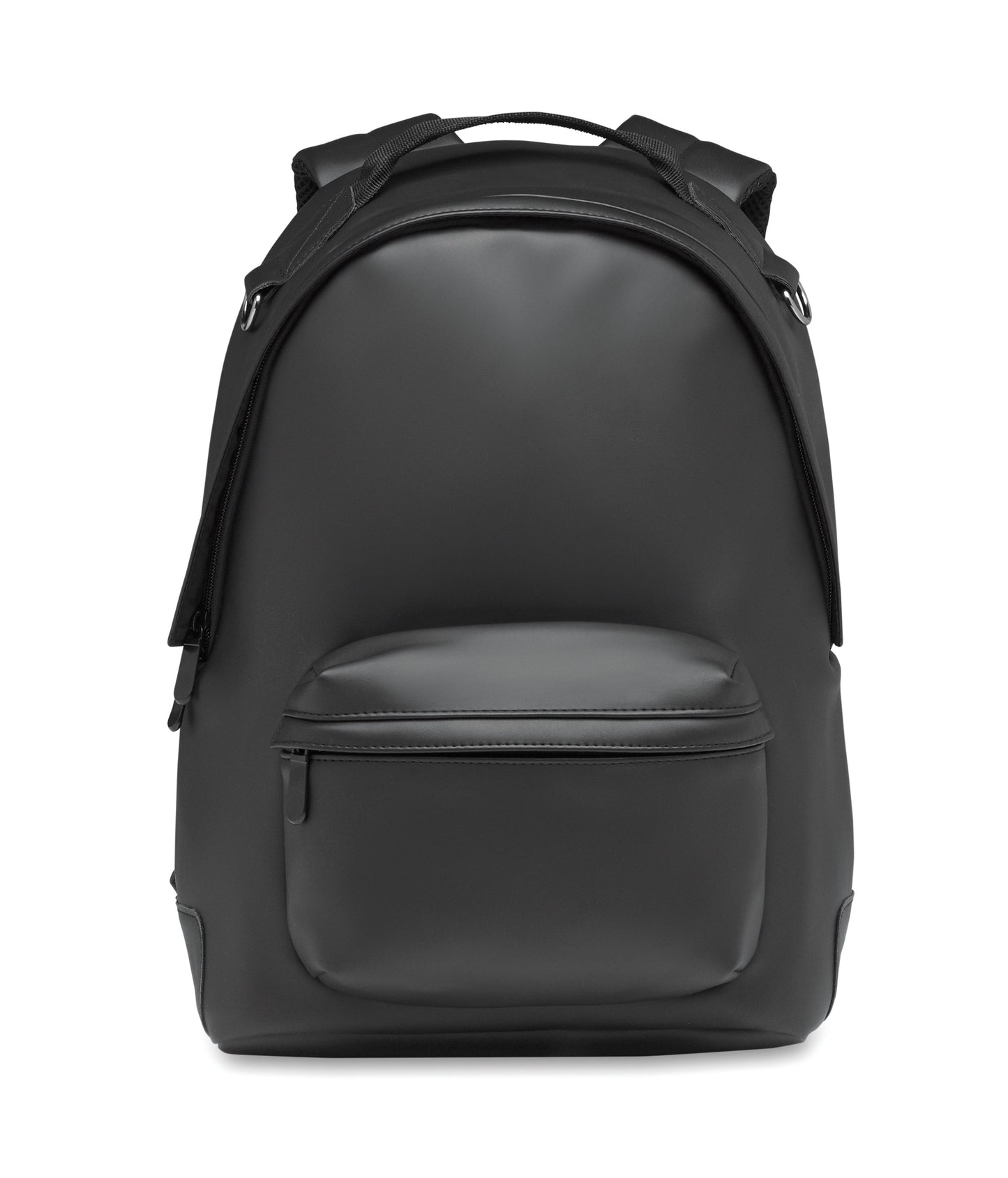 Rucksack aus weichem PU. 15'''' Laptop Fach. Fronttasche mit Reißverschluss. Gepolsterter Rücken