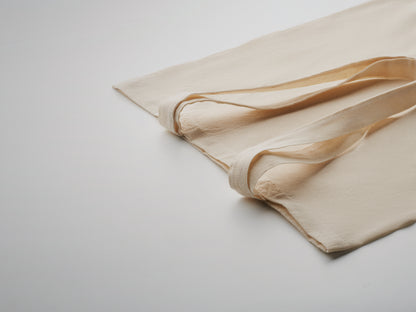 Einkaufstasche aus Polycotton (70% Baumwolle 30% Polyester) mit langen Tragegriffen. 130 g/m².