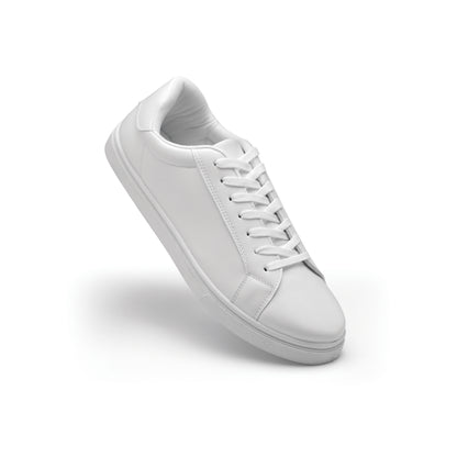 Leichte Sneaker aus PU mit Gummisohle und Schnürsenkeln aus Polyester. Größe: 46.